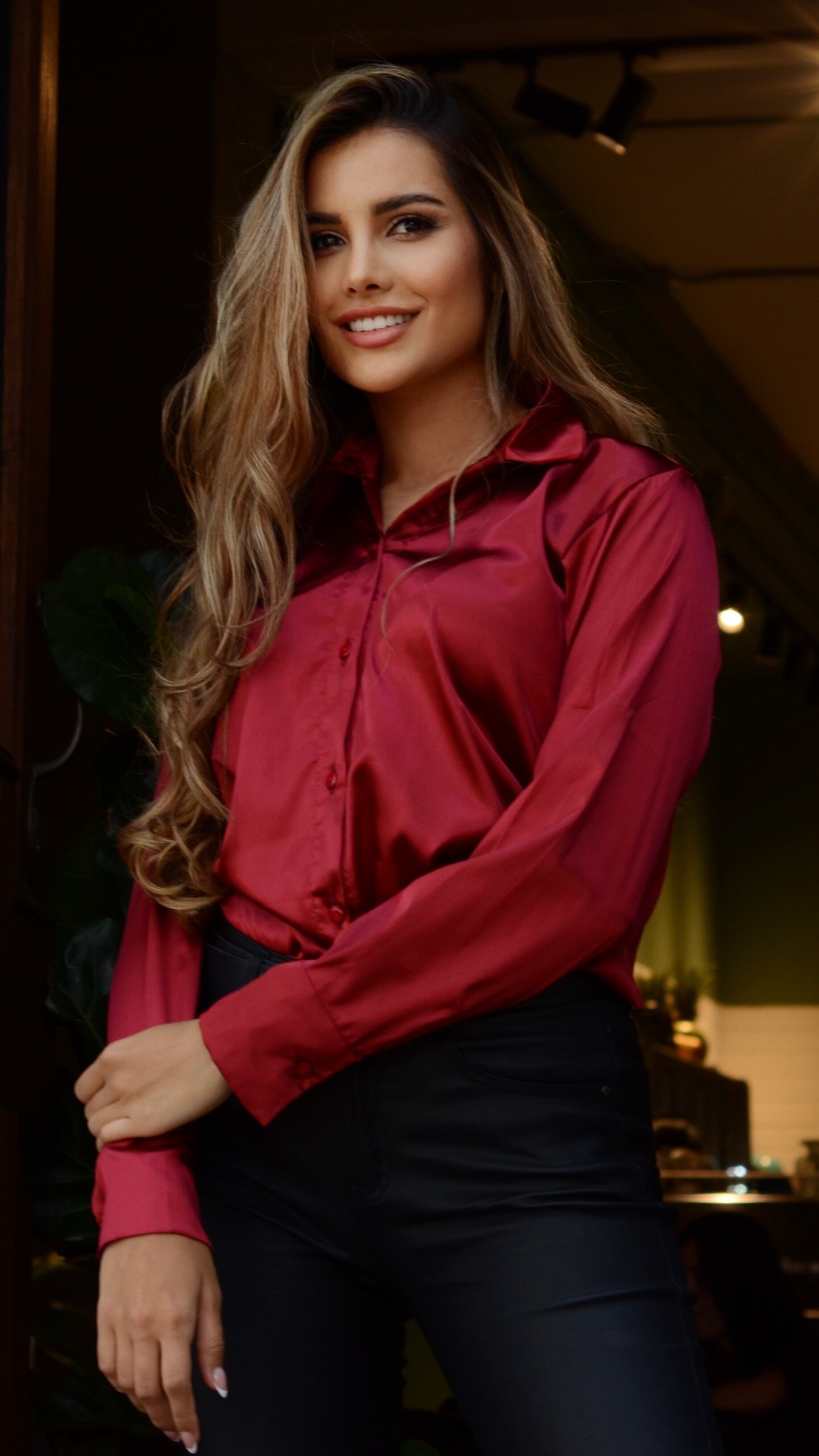 Blusa en Satin