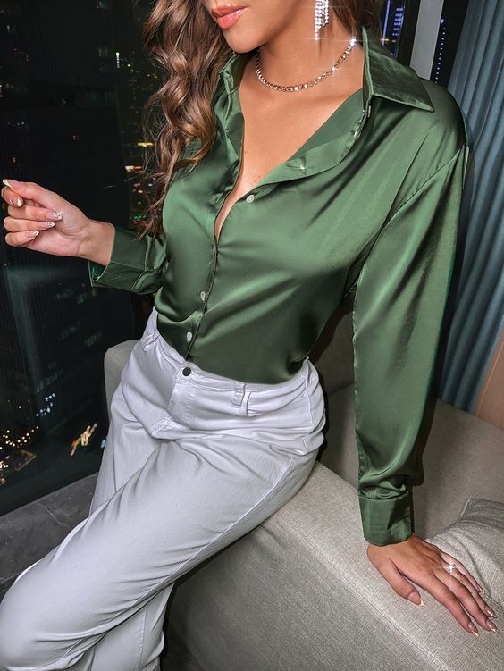 Blusa en Satin