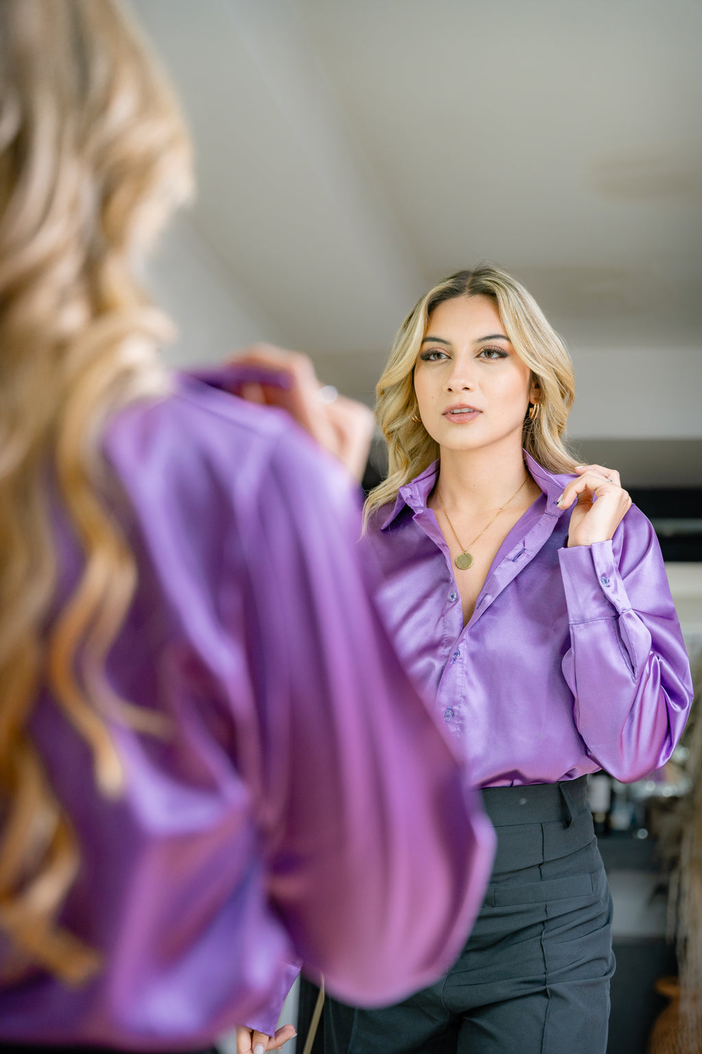 Blusa en Satin