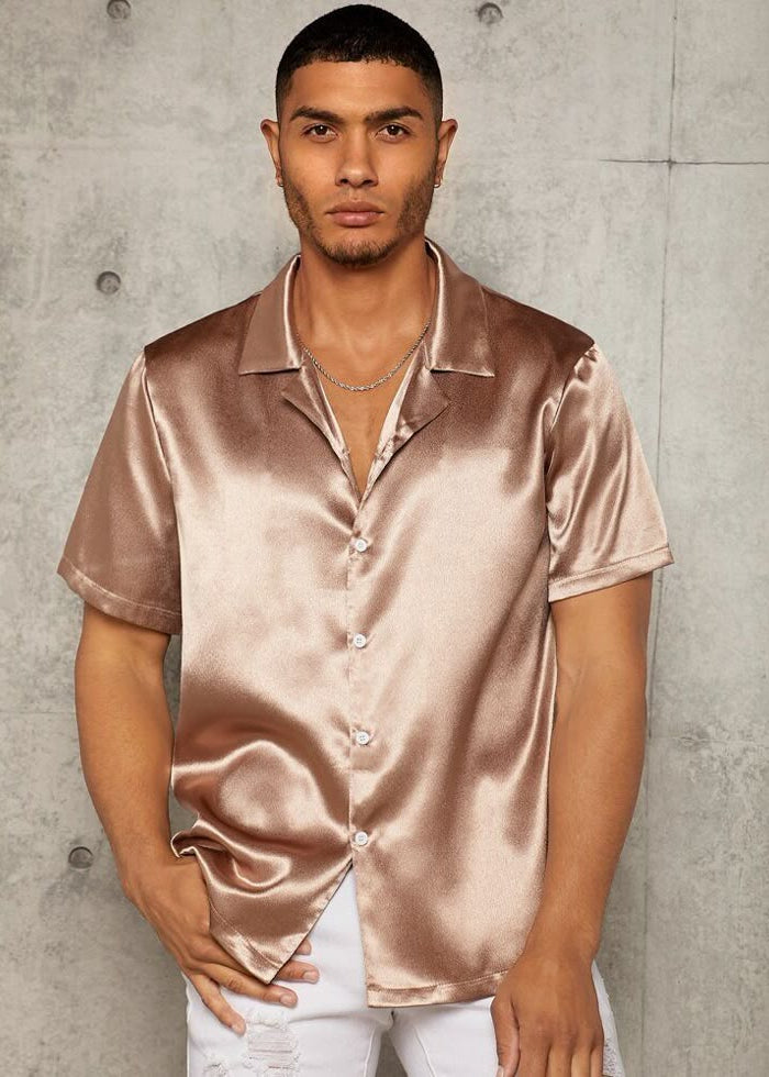 Camisa Hombre Dorado