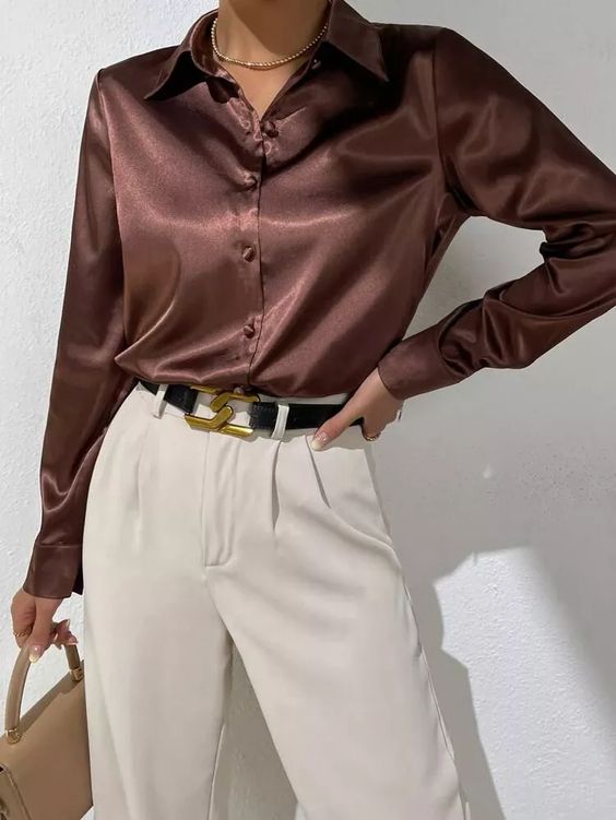 Blusa en Satin